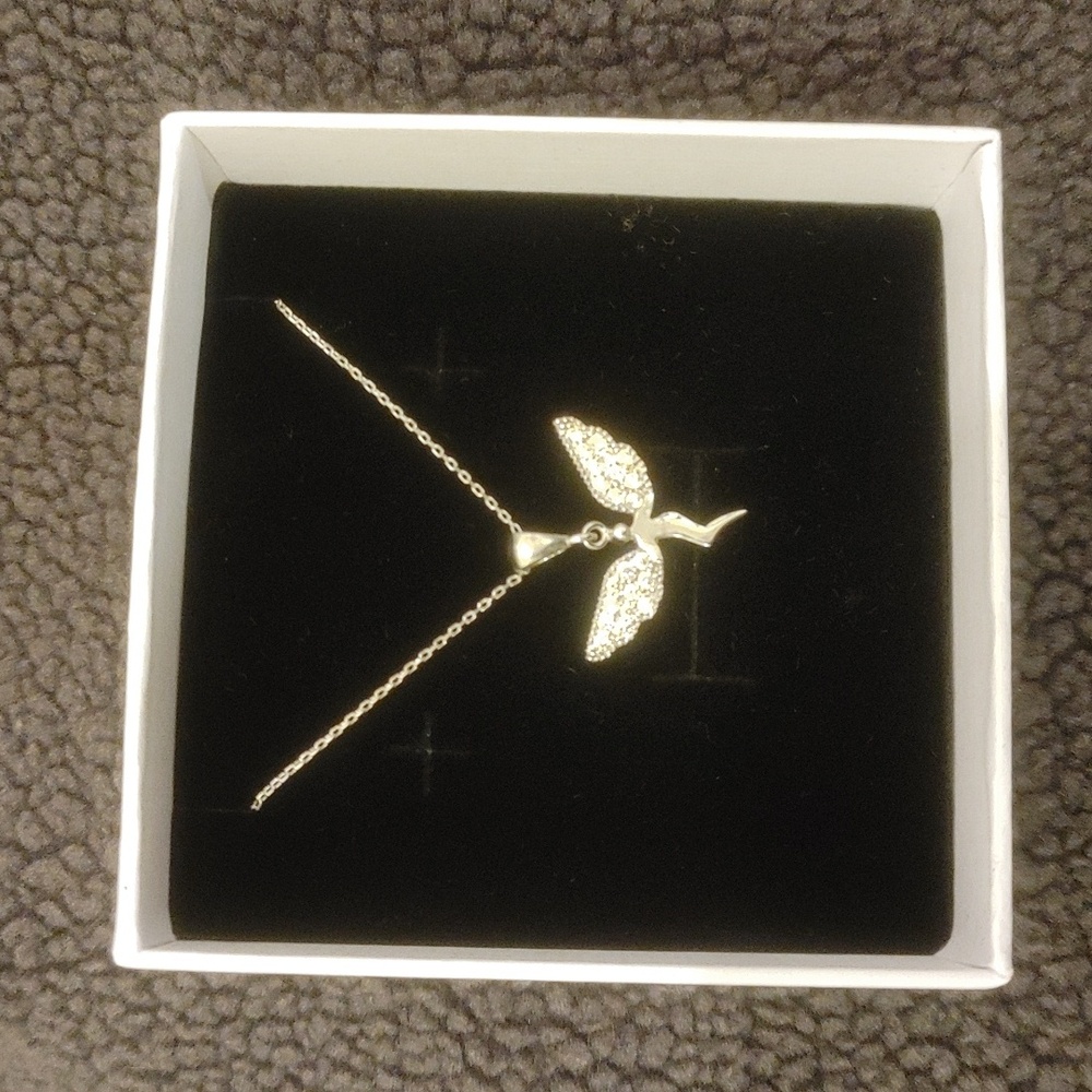 925 Sterling Silver Angel Necklace